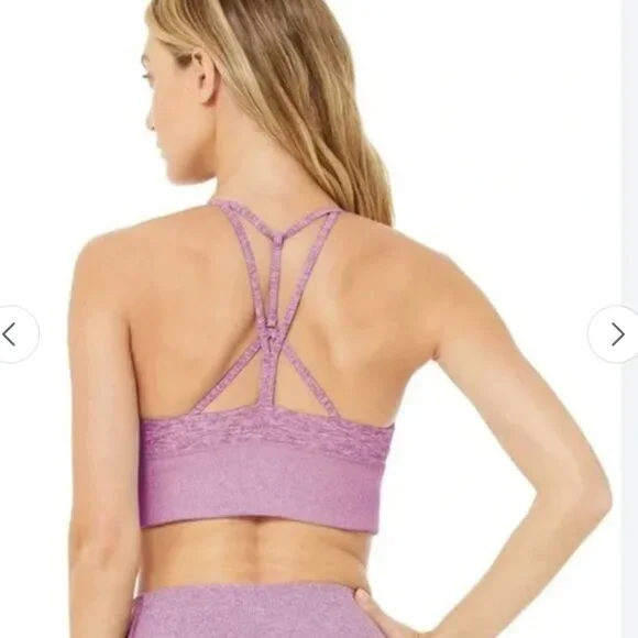 Alo Purple Sports Bra Size Small - Picture 2 of 6